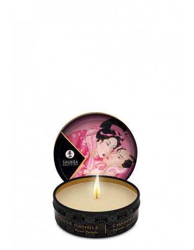 Świece do masażu - Shunga Rose Petals świeca do masażu o zapachu róży
