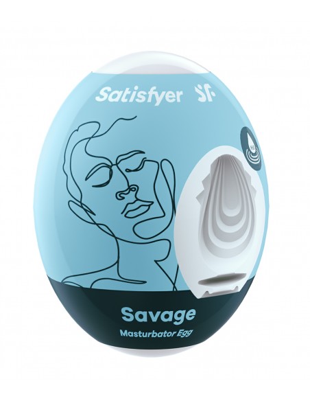 Masturbatory jednorazowe - Satisfyer Egg męski masturbator w kształcie jajka