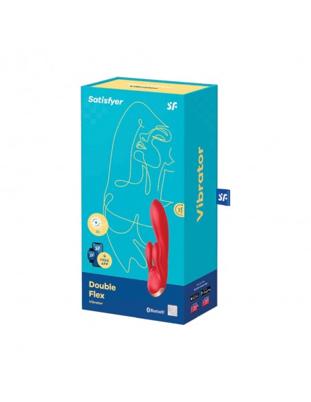 Wibratory króliczki - Satisfyer Double Flex Connect App wibrator...
