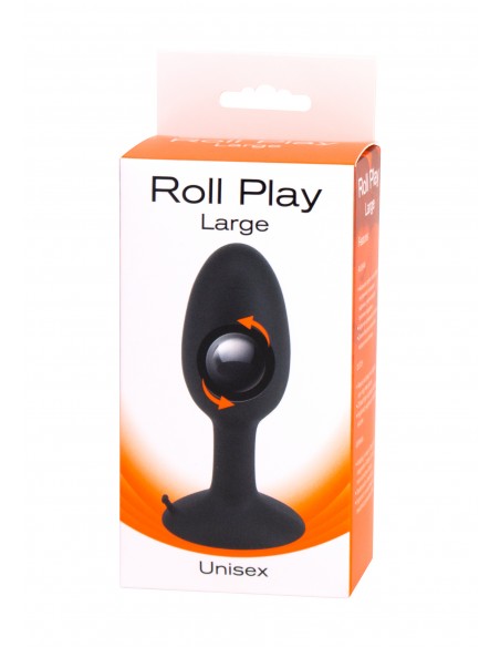 Korki analne z wibracjami - Roll Play duży korek analny