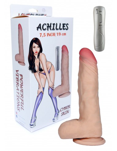 Dilda z wibracjami - Realistyczny wibrator penis z przyssawką