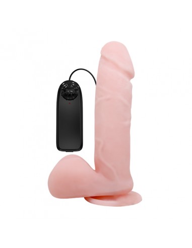 Dilda z przyssawką - Realistyczny wibrator duży gruby penis 20 cm