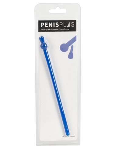 Penis plugi - Zatyczka do penisa dilator z dziurką do piss play
