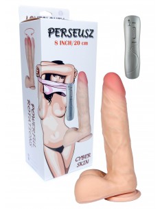 Wibrator rotacyjny realistyczny penis z cyberskóry 23 cm