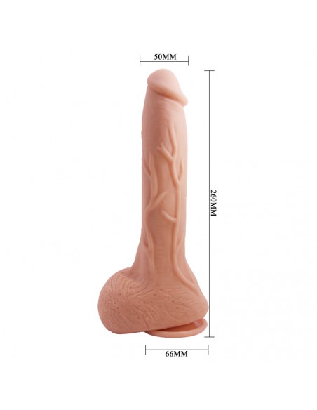 Dilda z przyssawką - Duży gruby realistyczny penis dildo z przyssawką
