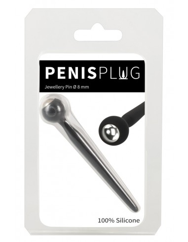 Penis plugi - Penis plug ozdobna szpilka do penisa zatyczka 8 mm