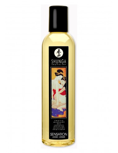 Olejki do masażu - SHUNGA Sensation Lavender olejek do masażu 250 ml
