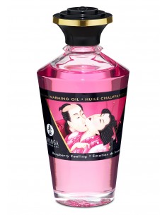 Shunga Warming oil olejek do masażu o zapachu malin 100 ml