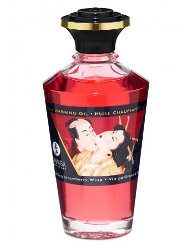 Olejki do masażu - Shunga Warming oil olejek do masażu o zapachu...