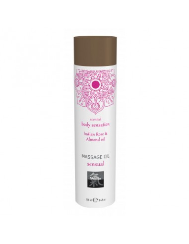 Olejki do masażu - Massage Oil Sensual Indian Rose & Almond olejek...