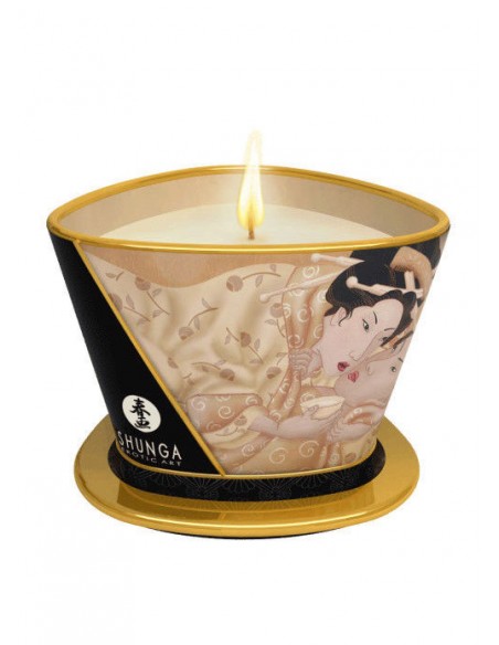 Świece do masażu - Shunga Candle świeca do masażu o zapachu wanilii