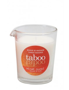 Taboo Peche Sucre świeca do masażu ciała o zapachu dojrzałej brzoskwini