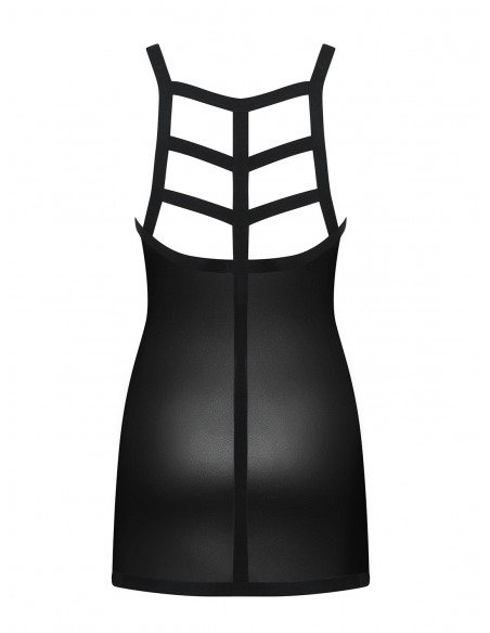Sukienki i spódniczki - Obsessive Leatheria sukienka ze stringami S/M