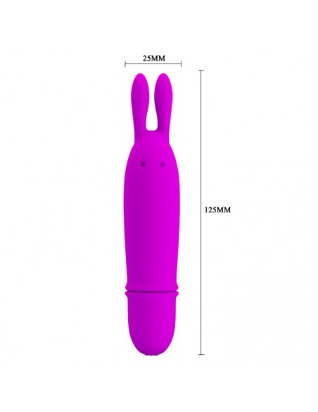 Miniwibratory (bullety) - Boyce miniwibrator z uszami króliczka