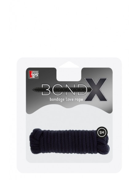 Liny, taśmy, szarfy do krępowania - Bondx Bondage Love Rope lina do krępowania 5 m