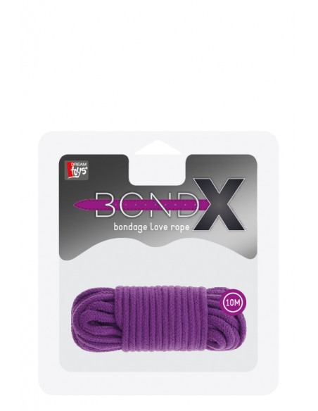 Liny, taśmy, szarfy do krępowania - Bondx Bondage Love Rope lina do krępowania 10 m