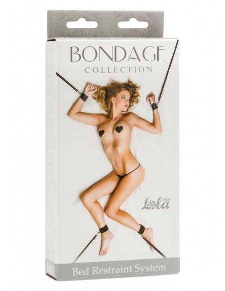 Rozpórki, uprzęże erotyczne - Bondage Collection Bed Restraint System system...