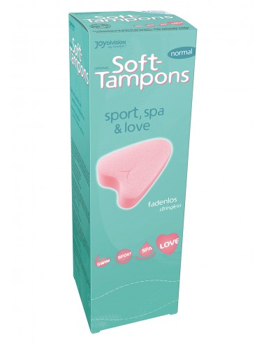 Tampony i środki higieny osobistej - Soft-Tampons tampony bezsznurkowe normal 10 szt.