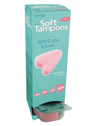 Tampony i środki higieny osobistej - Soft-Tampons tampony bezsznurkowe mini 10 szt.