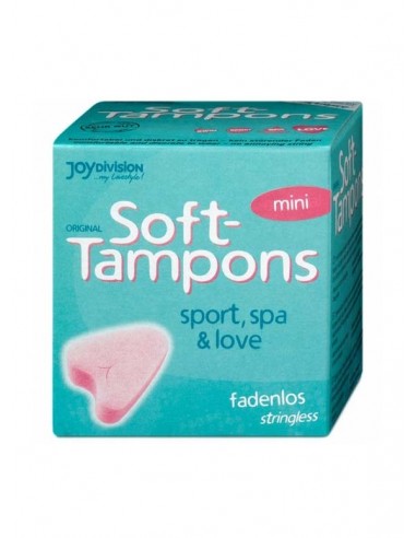Tampony i środki higieny osobistej - Soft-Tampons tampony bezsznurkowe mini 3 szt.