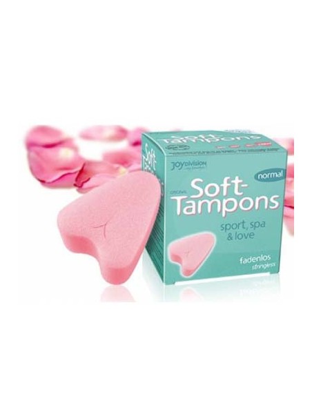 Tampony i środki higieny osobistej - Soft-Tampons tampony bezsznurkowe normal 3 szt.