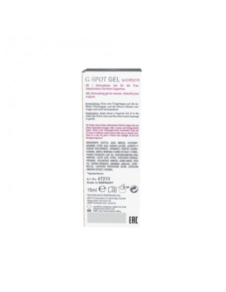 Kosmetyki do stymulacji - G-Spot Gel for Women stymulujacy żel do...