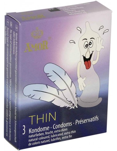 Prezerwatywy klasyczne - Amor Thin cienkie prezerwatywy 3 szt.