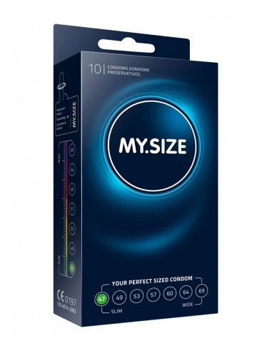 Prezerwtywy slim - My.Size prezerwatywy slim bardzo wąskie 10 szt.