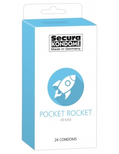 Secura Pocket prezerwatywa mini wąska 24 szt.